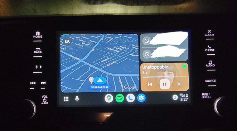 Android Auto Coolwalk UI Lower Screen Frozen