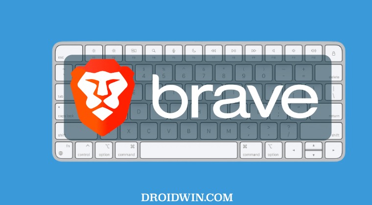Brave Browser copy keyboard shortcut not working on Mac