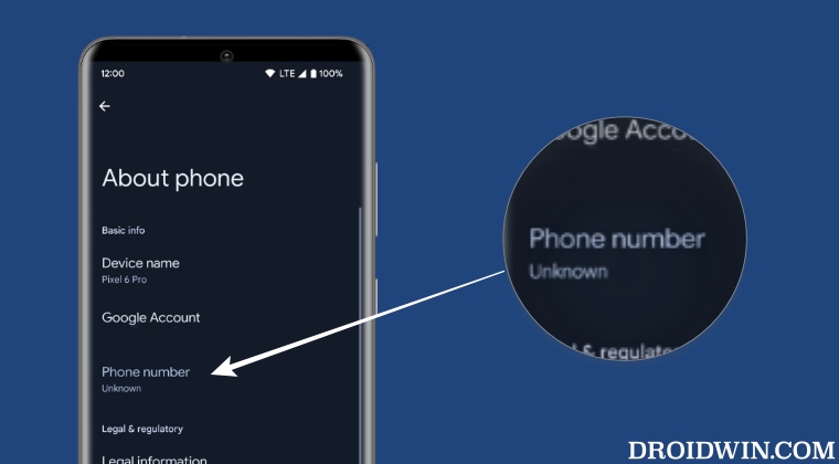 Fix Phone Number Unknown on Android