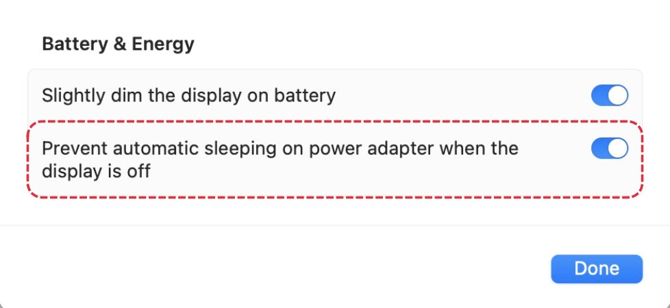 Cannot turn off  Prevent automatic sleeping on power adapter   Fix  - 44