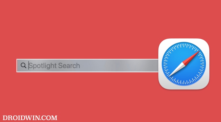 Safari missing in Spotlight Search