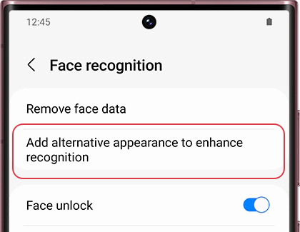 Galaxy S23 Ultra Face Unlock not working