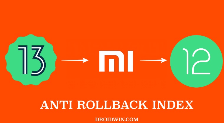 Xiaomi Anti Rollback Index
