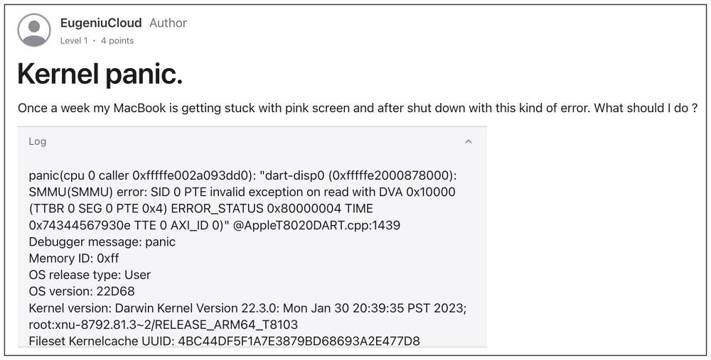 macbook kernel panic