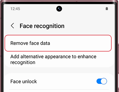 Galaxy S23 Ultra Face Unlock not working