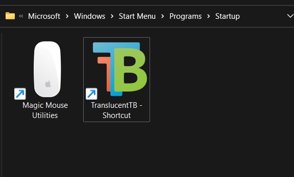 TranslucentTB не работает в Windows 11