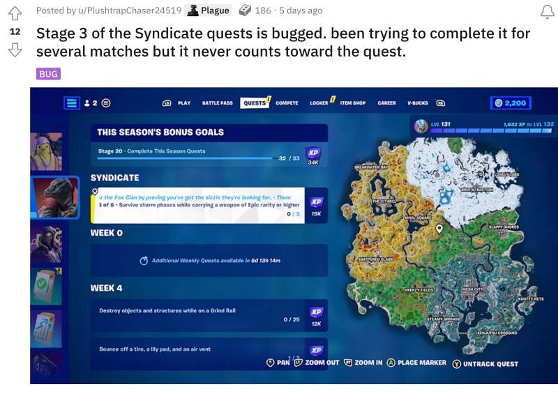 Fortnite Syndicate Quest Stage 3