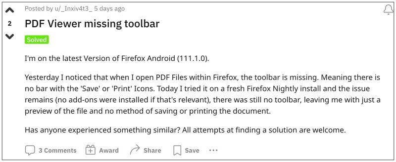 Не удается загрузить PDF-файлы в Firefox Android
