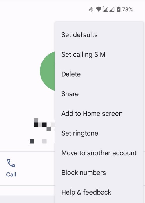 Route to Voicemail Missing in Google Contacts