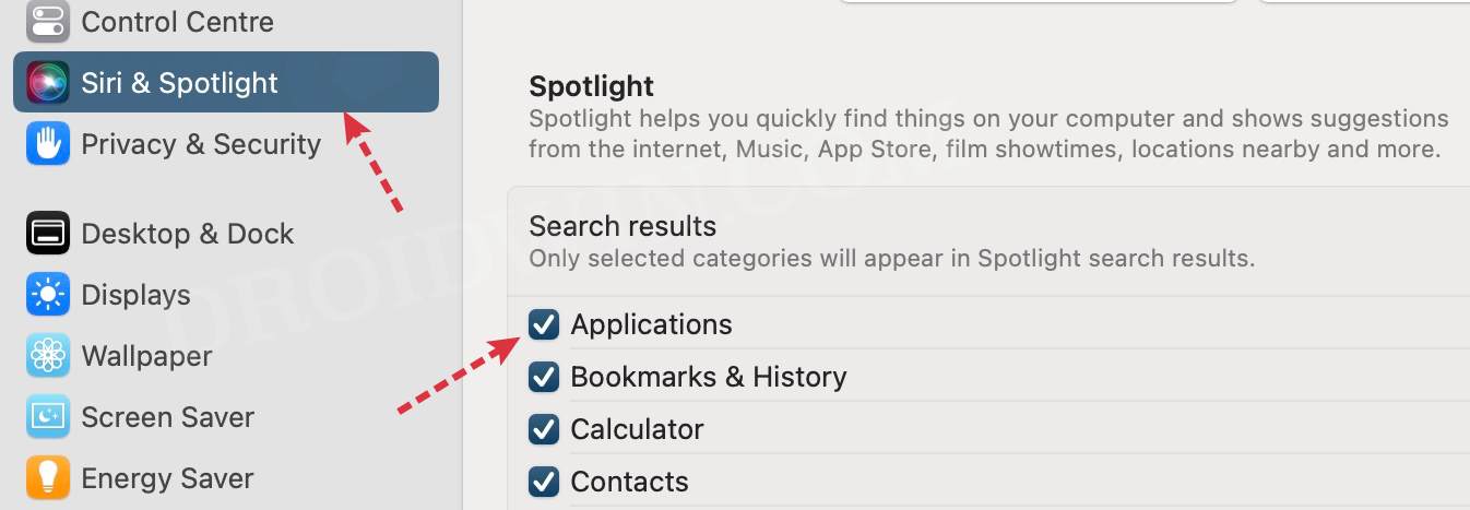 Repeated Spotlight Search Results in macOS 13.3