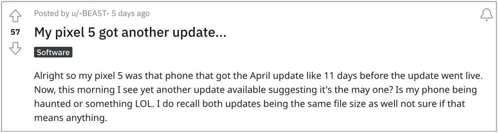may 2023 update pixel