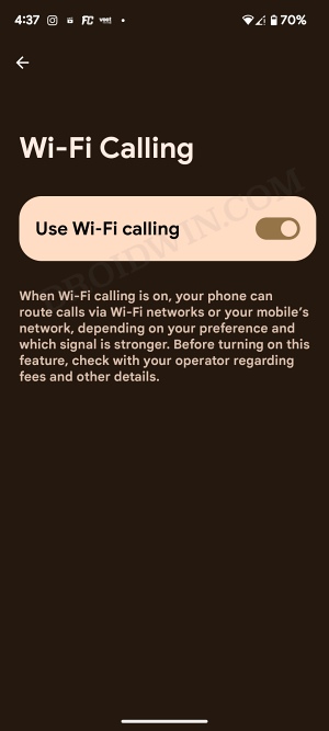 Google Fi cannot accept call