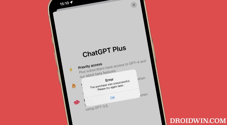 Cannot Buy ChatGPT Plus via Apple Pay