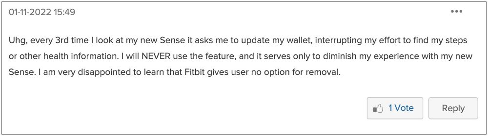 Delete Wallet App From Fitbit
