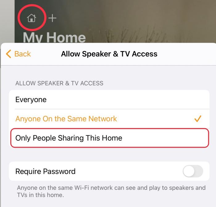 Streaming to HomePod from my iPhone is visible on other iPhone
