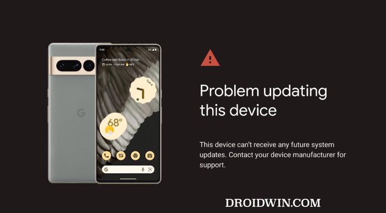 Pixel Problem updating this device