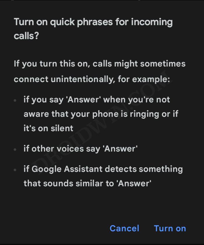 How to Answer Call Handsfree without touching screen on Android - 11