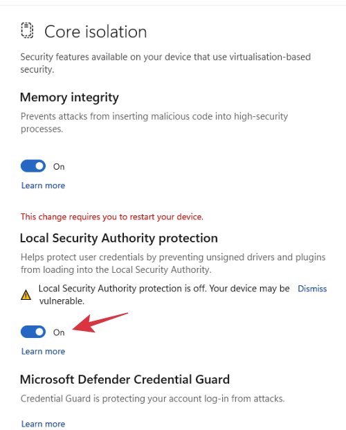 Local Security Authority Protection in Windows 11