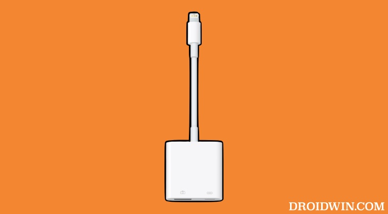 Apple Lightning to USB 3 Camera Adapter not charging