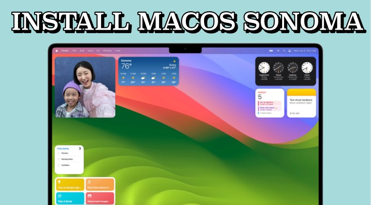 Install macOS Sonoma