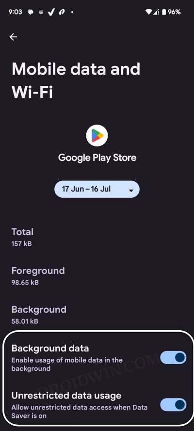 Не удается обновить приложения через Play Store