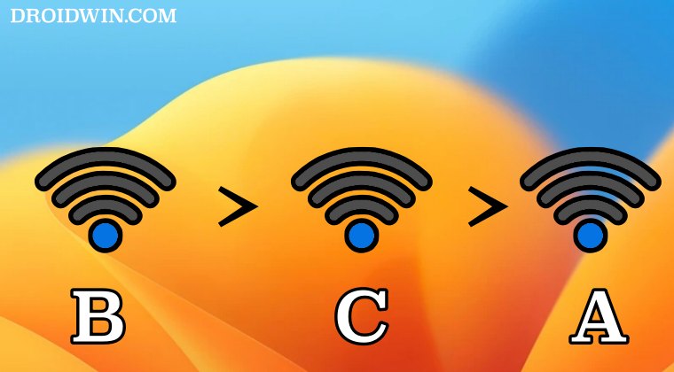 Change Preferred WiFi Network in macOS Ventura