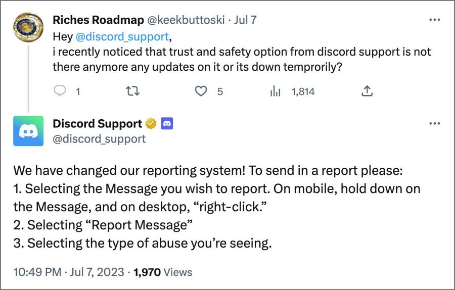 Discord Trust and Safety