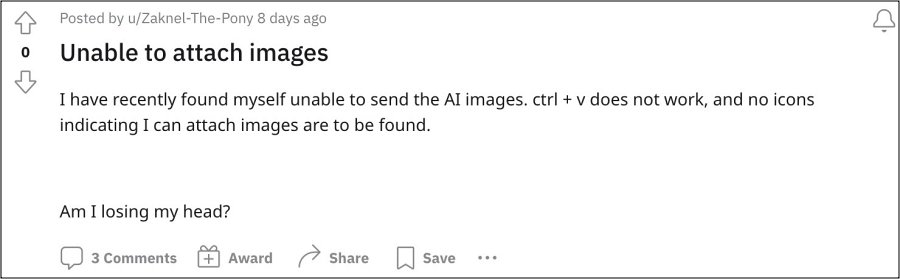 Character.AI send images in chat