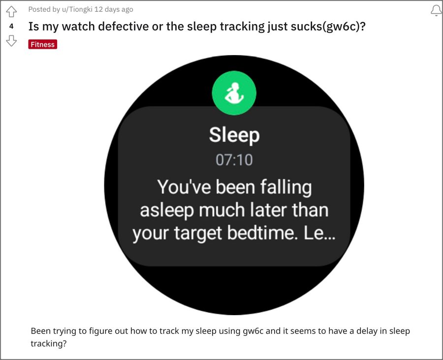 Sleep Tracking not working on Galaxy Watch 6