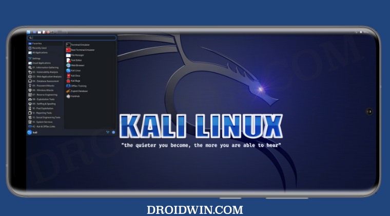 install kali linux android