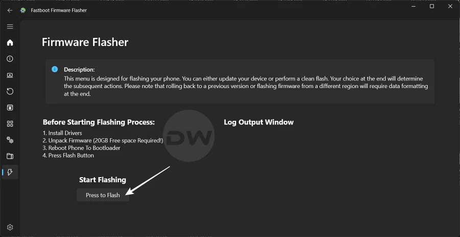 OnePlus Fastboot Firmware Flasher Tool
