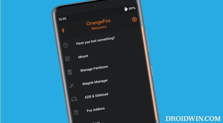 OrangeFox Nothing Phone 2