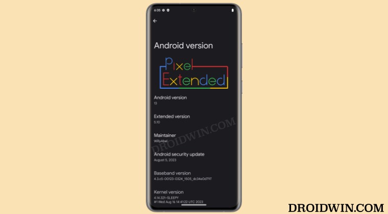 Pixel Extended redmi note 10 pro