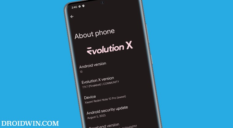 evolution x Redmi Note 10 Pro