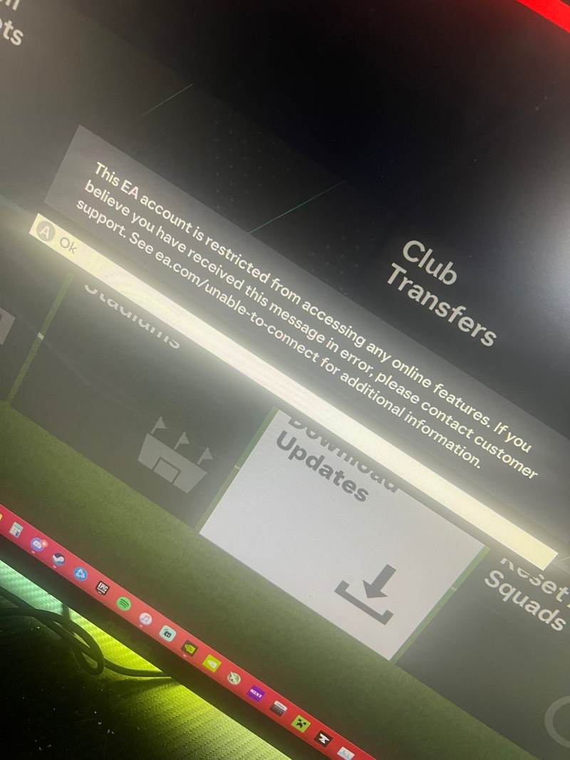 Ранний доступ EA Sports FC 24 не работает