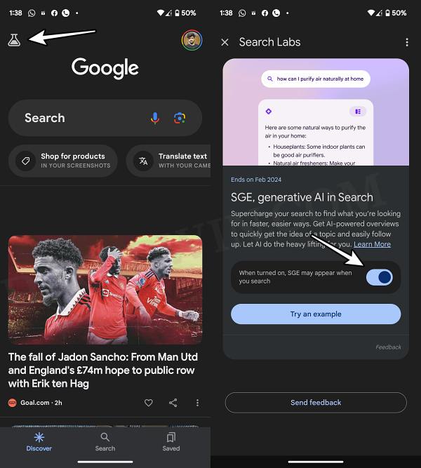 Disable Google Search with an AI-powered boost