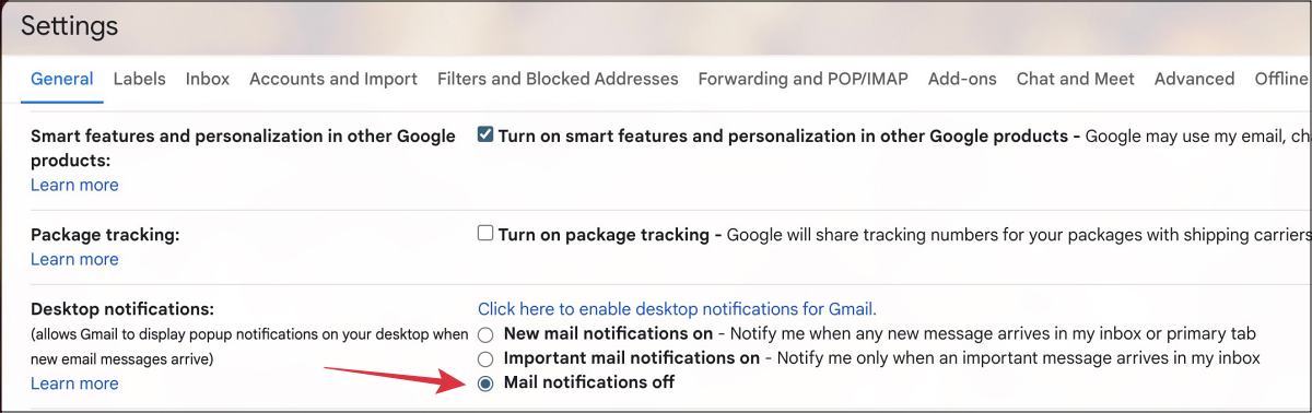 Gmail Notifications not working on Windows 11