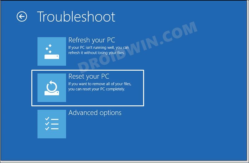 System Restore Windows 11 cannot boot to OS