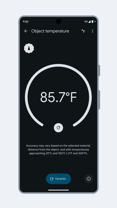 Install Thermometer App on Google Pixel 8 Pro