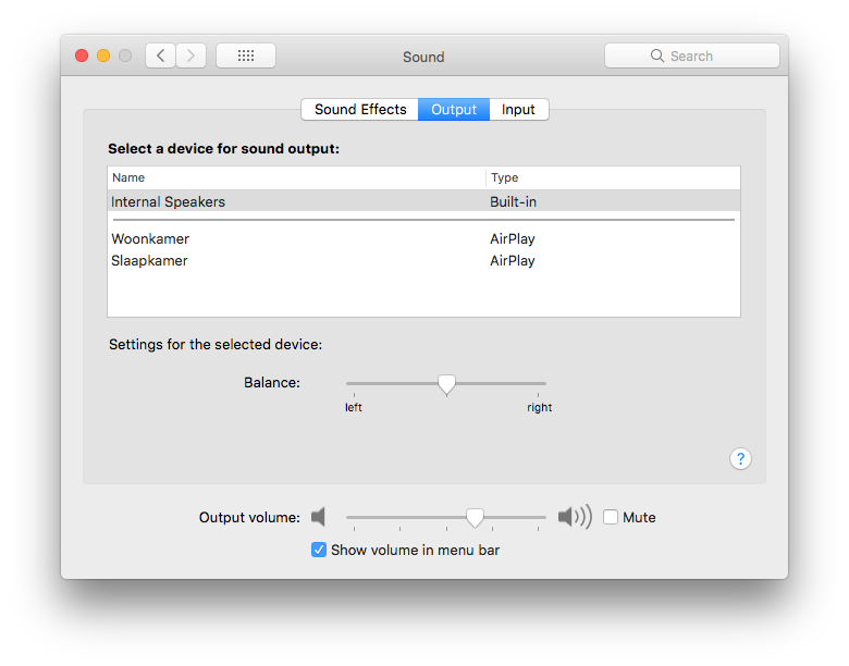 Airplay AirPods sound output