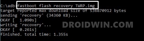 Install TWRP on Redmi Note 12 4G