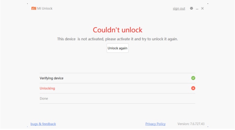 Xiaomi Stopped Bootloader Unlocking