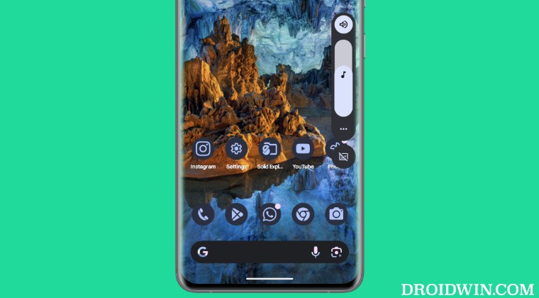 Volume Slider Android 14 QPR 2 Beta