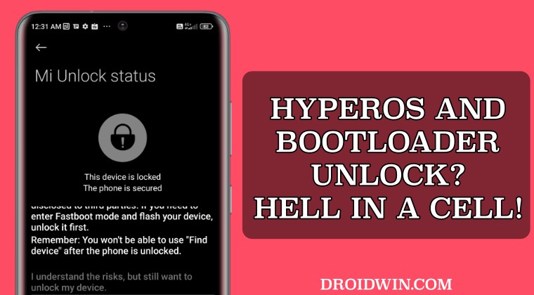 Xiaomi HyperOS Unlock Bootloader