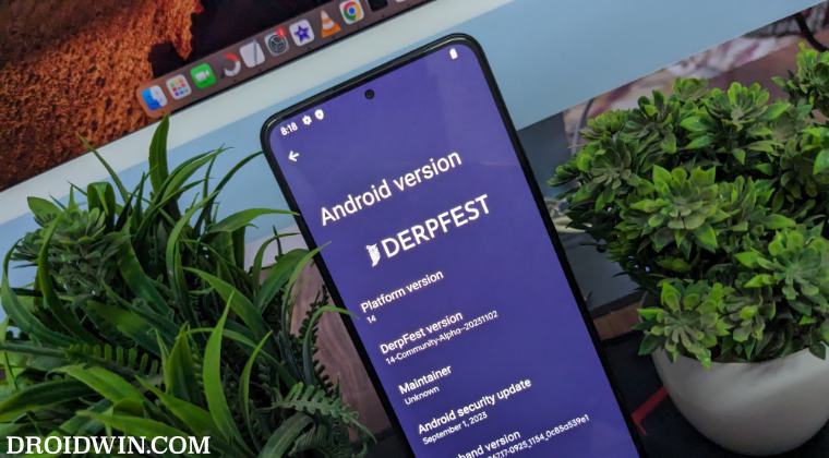 Android 14 GSI ROM Derpfest