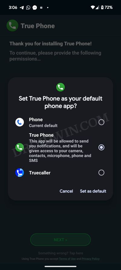 Enable Full Screen Contact Photo on Incoming Calls
