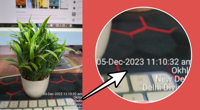 Add Date and Time to Photo taken via Pixel