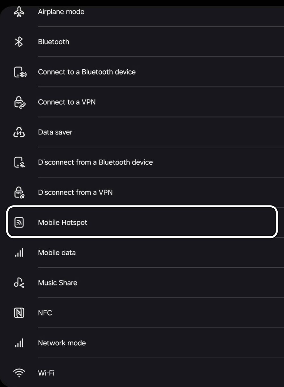 Samsung One UI 6 Tethering Provision Check