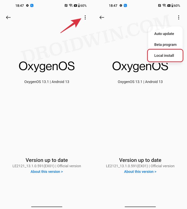 Downgrade OnePlus 10T OxygenOS 14 to 13