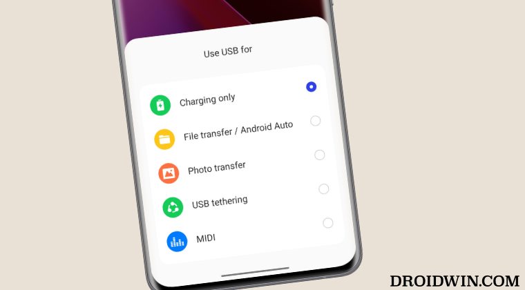 ADB OnePlus Charging Only